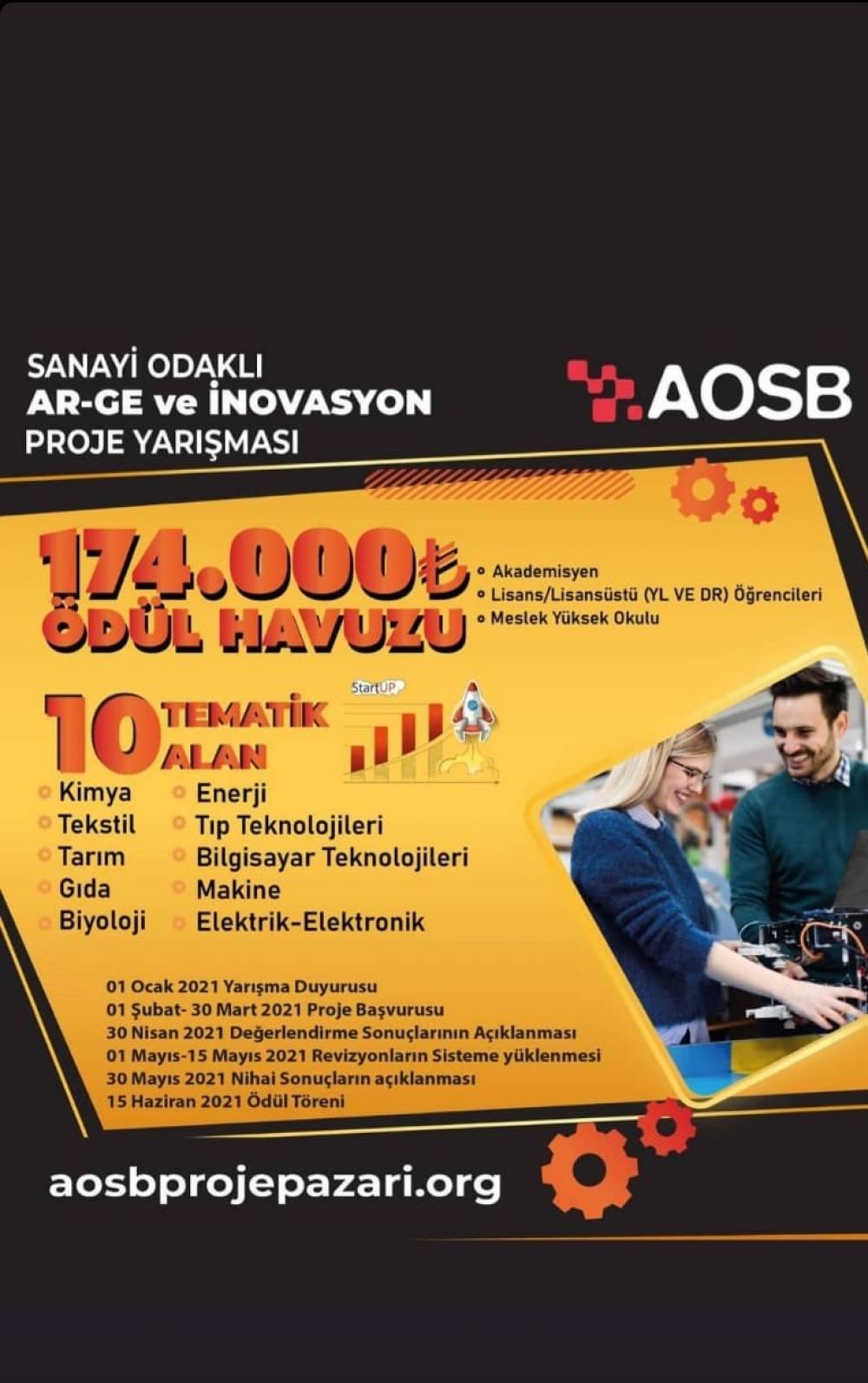 AOSB Ar-GE ve  inovasyon proje yarışması