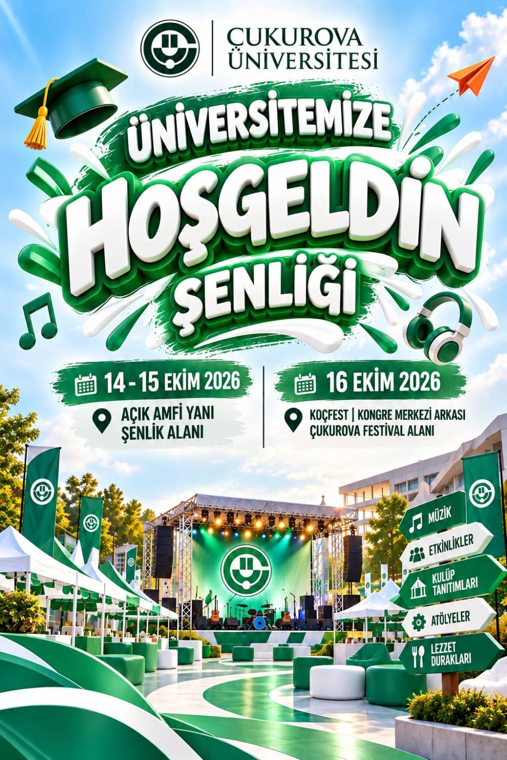 Üniversitemize Hoş Geldin Şenliği ve KOÇFEST Etkinlikleri Hakkında