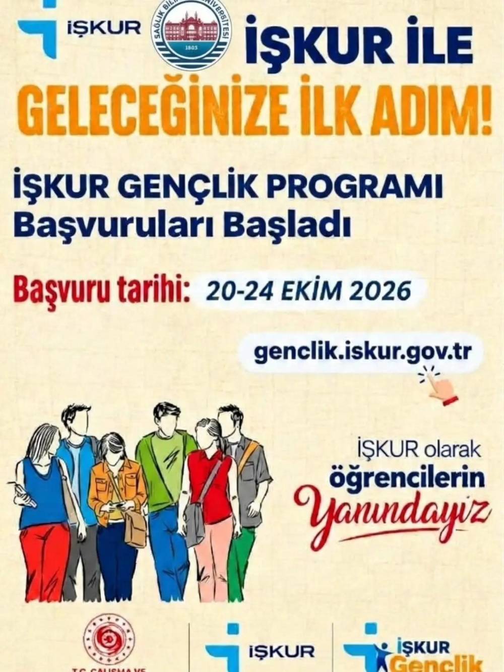 İŞKUR Gençlik Programı Başvuruları Başladı